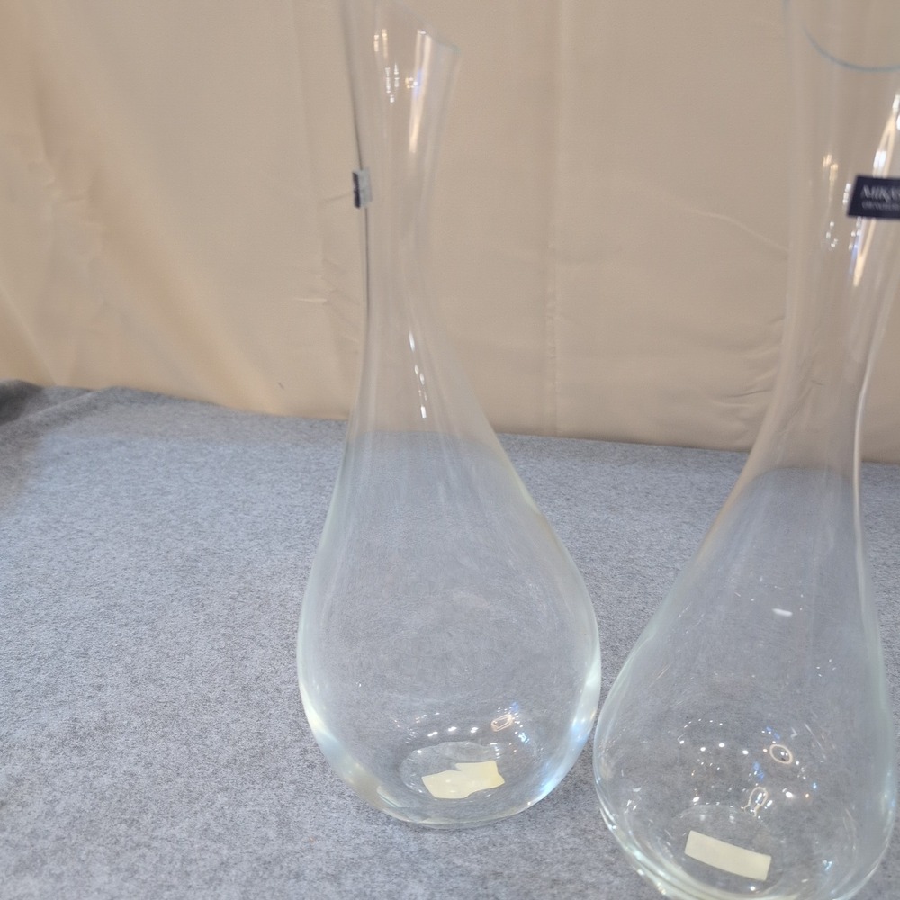 Mikasa Oenology Specific Carafe Set of 2 Wine Decanter Glass‎ D2197 New In Box - Picture 3 of 10